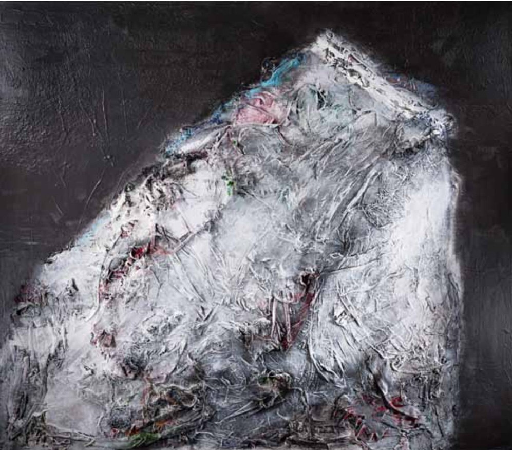 2013, Acryl / Stoff / Mischtechnik, 160 x 140 cm