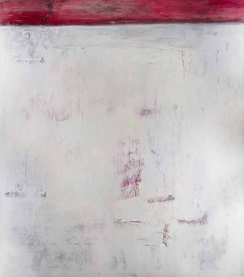 1998, Acryl / Stoff / Mischtechnik, 140 x 160 cm